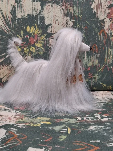Hand Made Afghan Hound From My Lady Madison Collection 8"tall