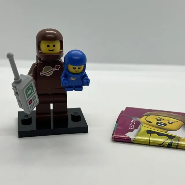 LEGO Brown Astronaut & Spacebaby Minifigure Series 24 71037 CMF Lot Rare