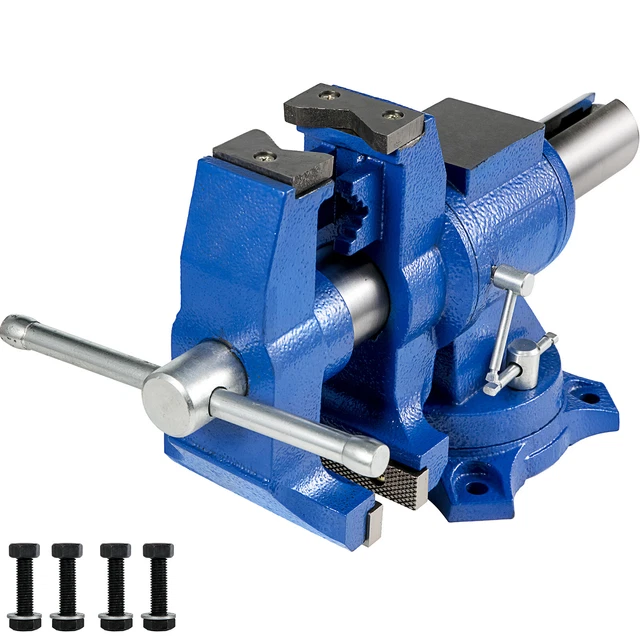 VEVOR MULTIPURPOSE VISE Bench Vise 4"/6" Heavy Duty w/ 360° Swivel Base
