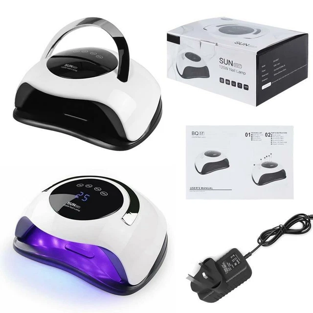 SUN 120W Lampe À Ongles LED UV Lumière Sèche-linge Professionnel Gel Machine