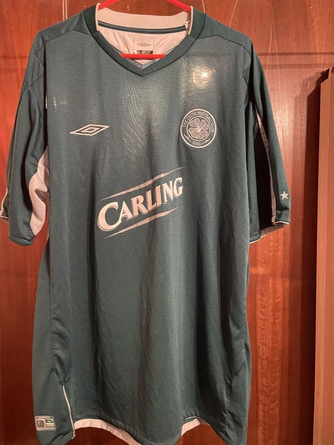 The Celtic Football Club Trikot Glasgow, „Carling“, UMBRO, Gr XL, Grün, 1* getr.