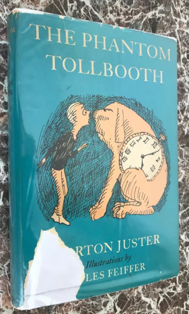 The Phantom Tollbooth, Norton Juster 1962 First Edition ~Jules Feiffer w/DJ