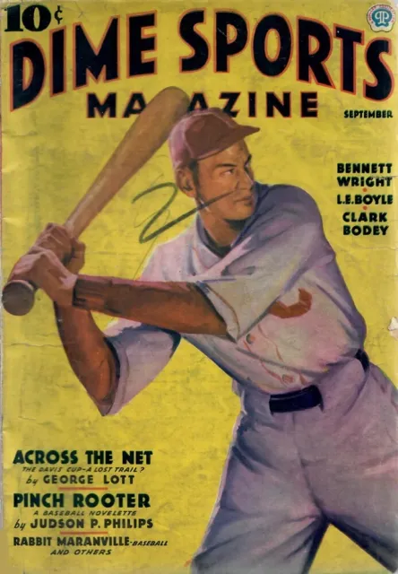 Dime Sports Magazine - September, 1936 Issue - Clark Bodey
