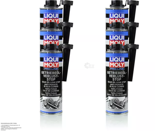 6x Original Liqui Moly 5199 Pro Ligne Équipement Huile Stop Loss Boîte Feuille