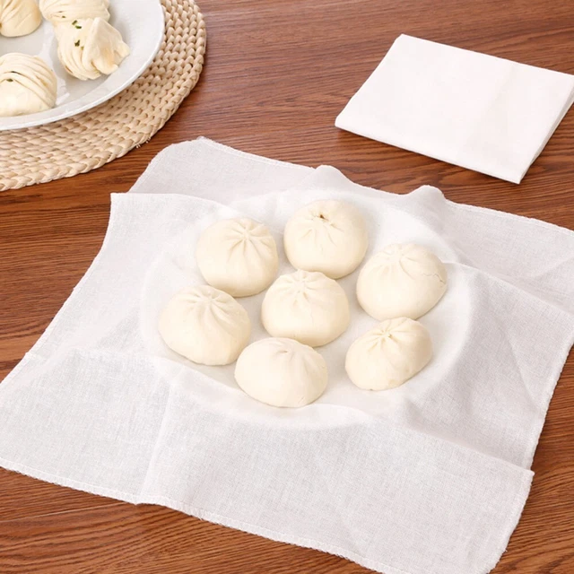 Paño de vapor albóndigas paños de relleno 10 piezas/juego antiadherente práctico