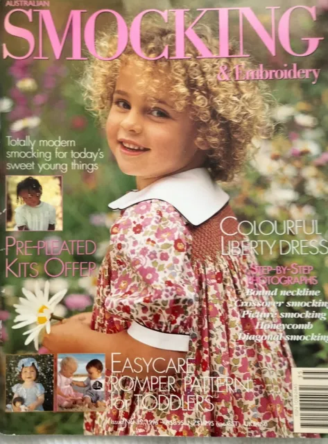 Smocking  Embroidery Magazine #35 Crossover Picture Honeycomb  Diagonal Smocking