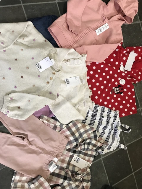 Pacchetto vestiti per bambine George H&M Disney 8 articoli New Age 18-24M-2-3 anni