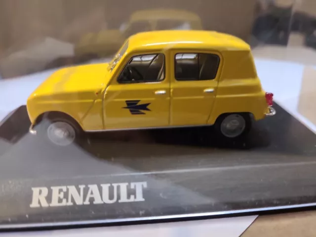 ATLAS UNIVERSAL HOBBIES NOREV Renault 4 L La Poste 1962 Remis En Boite 1/43