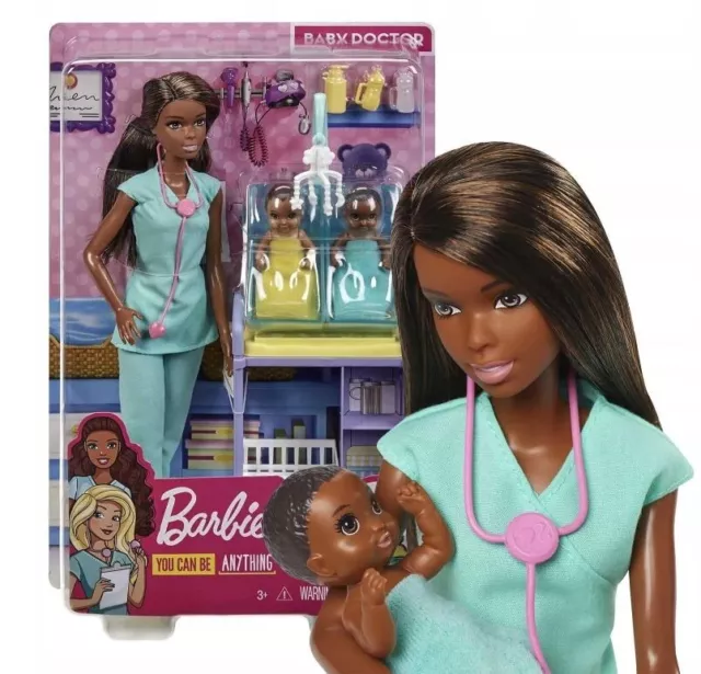 Barbie You Can Be Anything Doll BABY DOCTOR Career Mattel GKH24