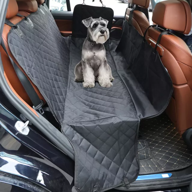 New Firm Back Seat Extender for Dogs, Hard Bottom Pet Car Seat Cover Bed Camping