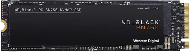WD Black SN750 1TB NVMe M.2 PCIe 3x4 3D NAND SSD WDS100T3X0C
