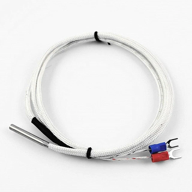 Sensore termocoppia BERM tipo K Sonda da 100 mm 0-400