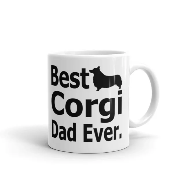 Best Corgi Dad Ever Dog Lover Coffee Tea Ceramic Mug Office Work Cup Gift