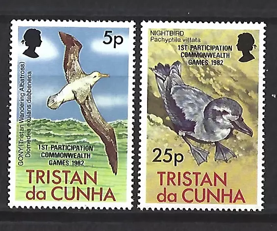 Tristan Da Cunha 1982 Commonwealth Games  Unmounted Mint, Mnh