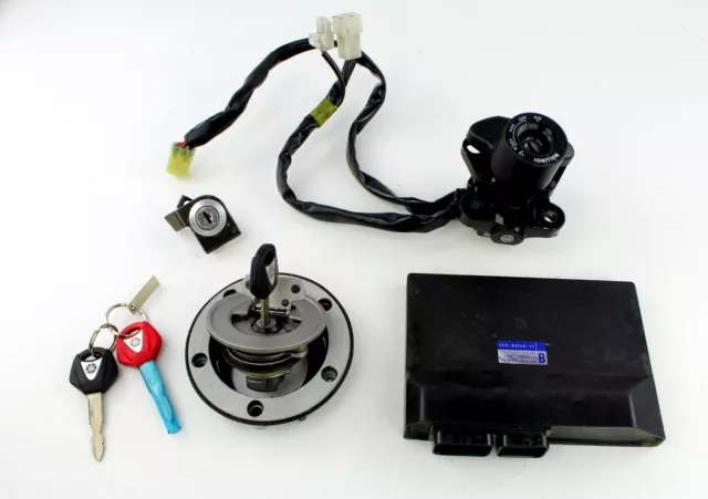 2008-2016 YAMAHA YZF-R6 Kit Complet ECU + Neiman + 3 clés + Serrure capot Selle