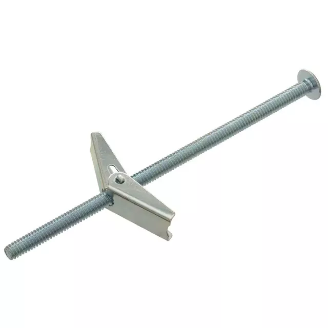 25PK 1/8 in. x 3 in. Drywall Hollow Walls Toggle Bolt with Mushroom Head Screws