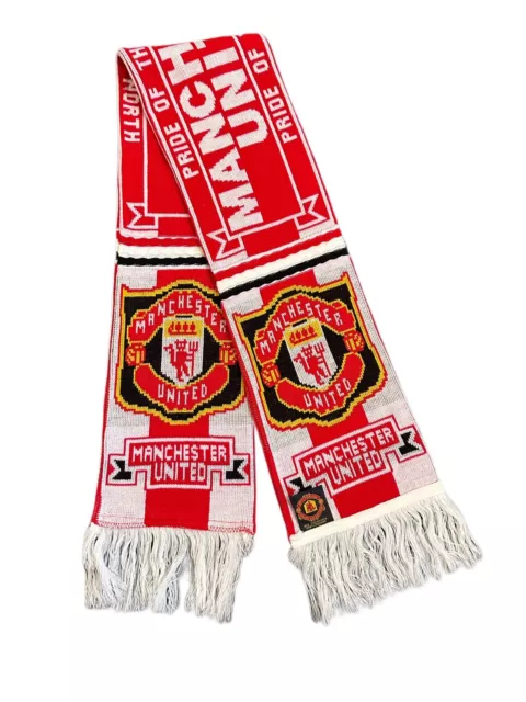 Official Manchester United Fc Football Scarf N