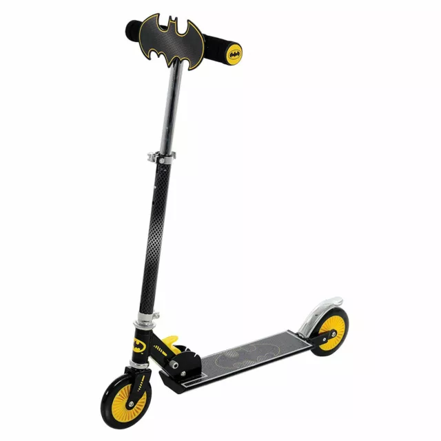 Batman Folding Inline Scooter - Fun Outdoor Push Scooter - MV Sports