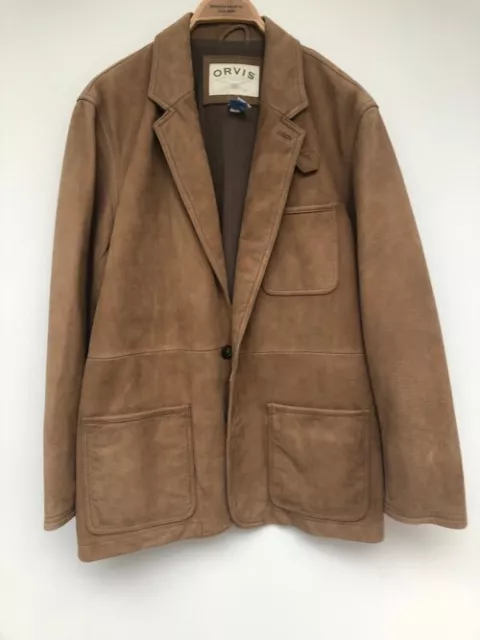 Orvis bandera leather blazer top