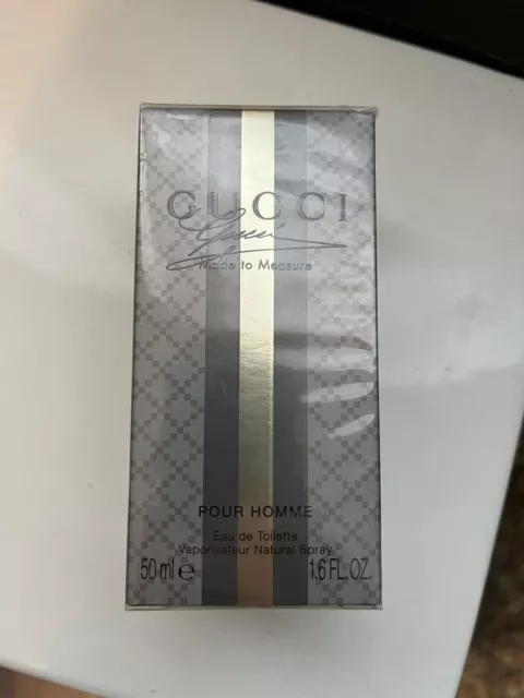 Gucci Made to Measure Pour Homme 50 ml Eau de Toilette Spray 1.6 Fl.Oz. men rare