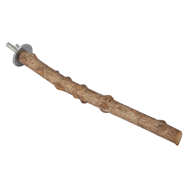 Natürliches Holz Standhalter Paw Schleifen Barsch Vogel Kauen Hängek Bhc