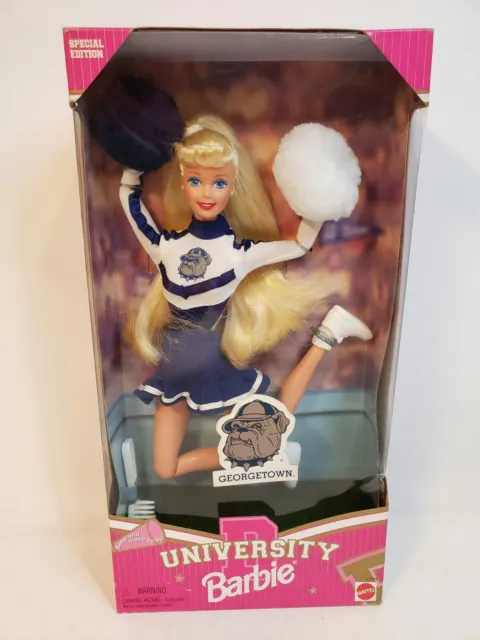 EAST CAROLINA UNIVERSITY Cheerleader Barbie Doll 1996 Mattel 19155