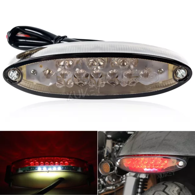 Motorrad LED Bremslicht Rücklicht Blinker Kennzeichenbeleuchtung E-geprüft Quad