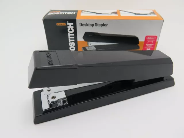 Bostitch Premium No-Jam Full Strip Stapler 20 Sheets B660 BLACK