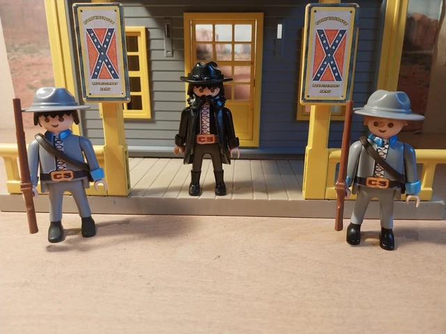 Playmobil -- Pièce De Rechange -- Canon/Chariot Sudiste- 3784-3785 - Foto 10