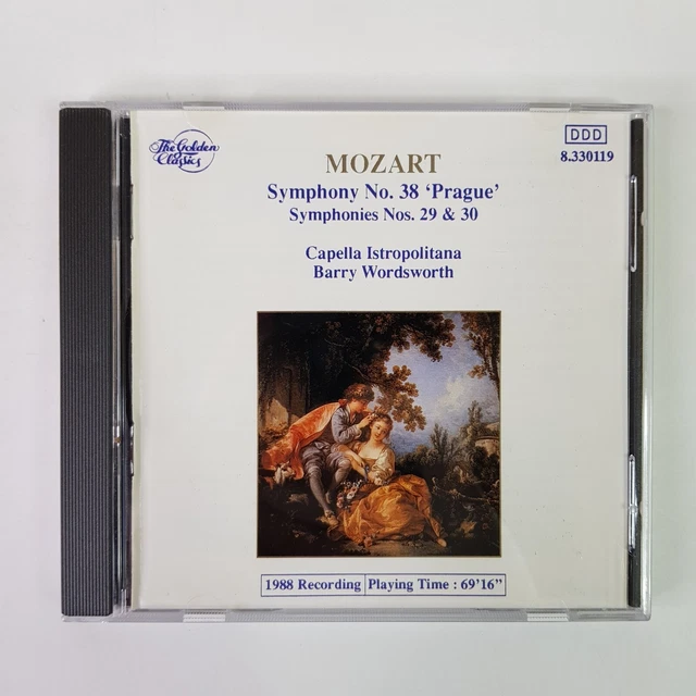 MOZART SYMPHONY NO38 Prague Capella Istropolitana Barry Wordsworth MOZART SYMPHONY NO38 Prague Capella Istropolitana Barry Wordsworth