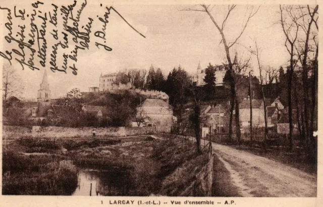 CPA 37 - LARCAY (Indre et Loire) - 1. Vue d'ensemble - A.P.