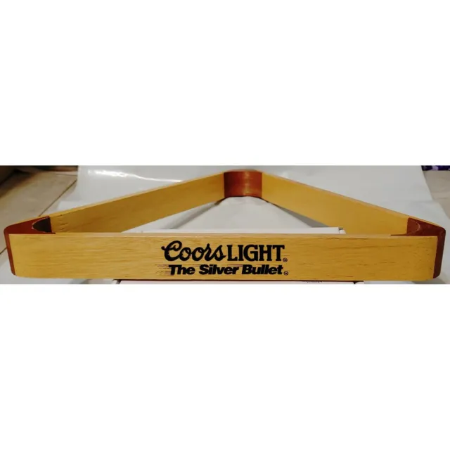 Coors Light Billiard Rack Pool Triangle Wooden Ball Rack - FAST US SHIPPER