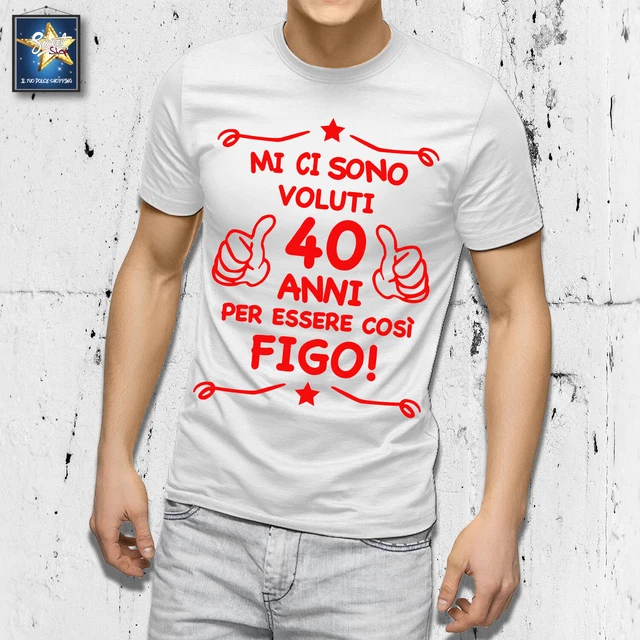 T-SHIRT 60 ANNI Uomo Compleanno 1964 Festa Simpatica Divertente Idea regalo  Papà EUR 9,90 - PicClick FR