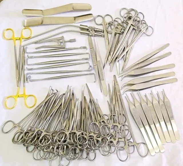 72PCS Plastic Surgery Surgical instruments Set of 72 Pcs Set