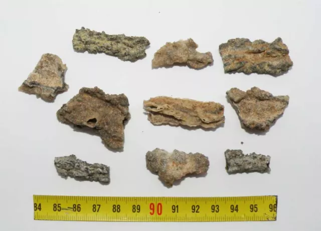 Lotto Di 10 Fulgurites (Meteorite - Tektit - 003)