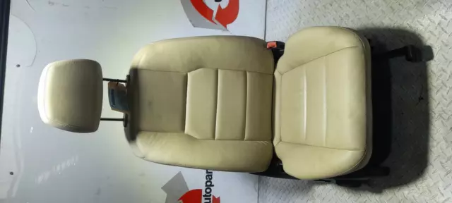 Mercedes C Class Right Front Seat, W204/S204, Leather, Cream, 07/07-07/14