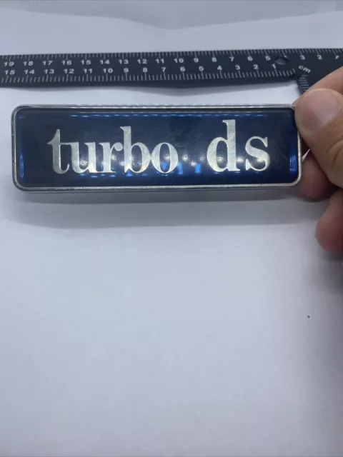 LANCIA TURBO DS Origine LOGO insigne emblème Monogramme Badge