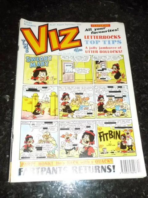 Viz Comic - Issue 67 - Date 1994 - UK PAPER COMIC