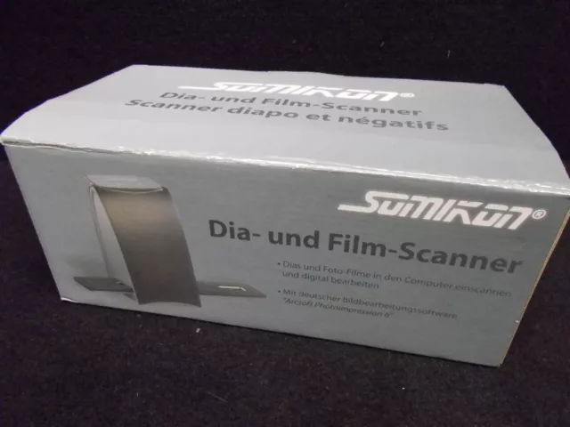 Somikon Stand - Alone Slide And Film-Scanner, Original Package #K-339-02
