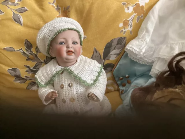 Gorgeous Little Kestner Antique Bisque Head German Doll 12”  Tall Jdk