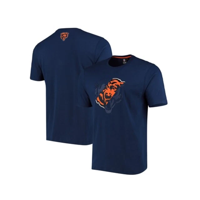 Chicago Bears NFL T-Shirt (Size XS) Men's Split Logo Graphic T-Shirt - New