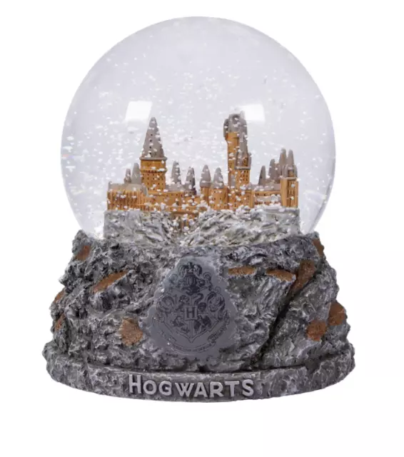 Harry Potter Snow Globe Hogwarts Palla di Neve Half Moon Bay Nuova Originale