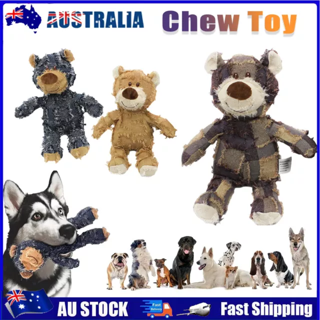 Extreme Bear Dog Toy Indestructible Robust Companion Chewers Chew Toys Training