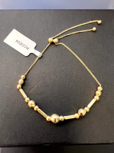Sterling Silver Bracelet (GD984) Gemporia Altro Slider Diamond Cut Ball Barrels
