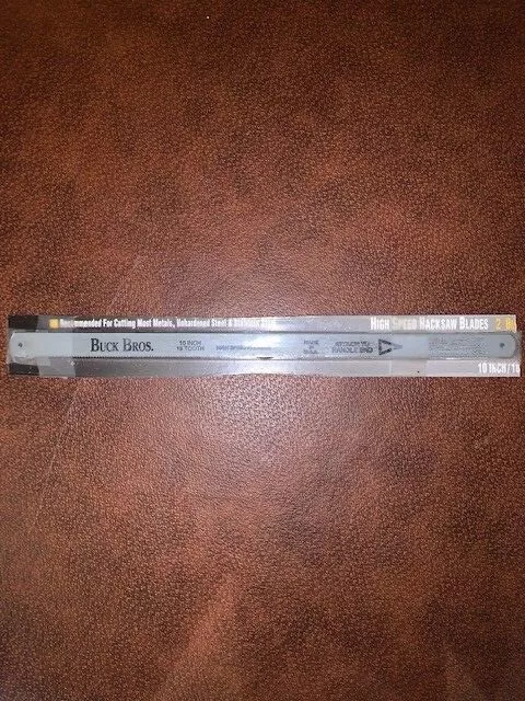 Buck Brothers 10'' 18 Tooth High Speed Flexible Hacksaw Blades 2 Count