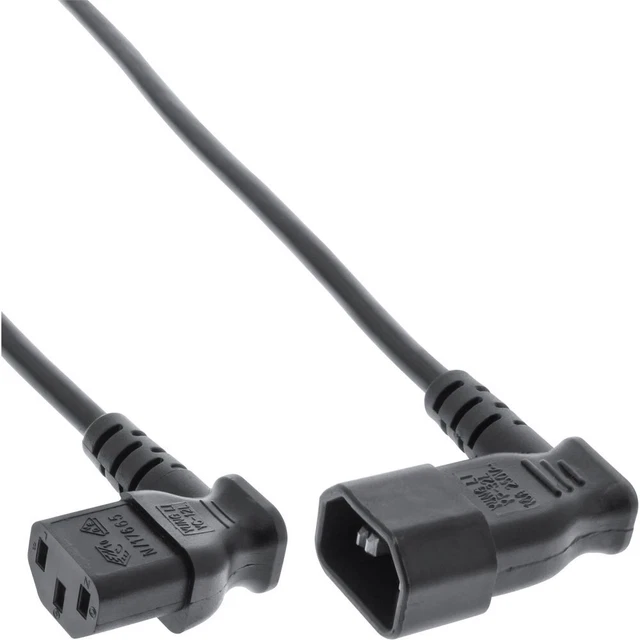 Cavo Prolunga IEC C13 A C14 - 1,2 Metri, Verde - Per PC, Monitor, Stampanti E Attrezzatura Audio