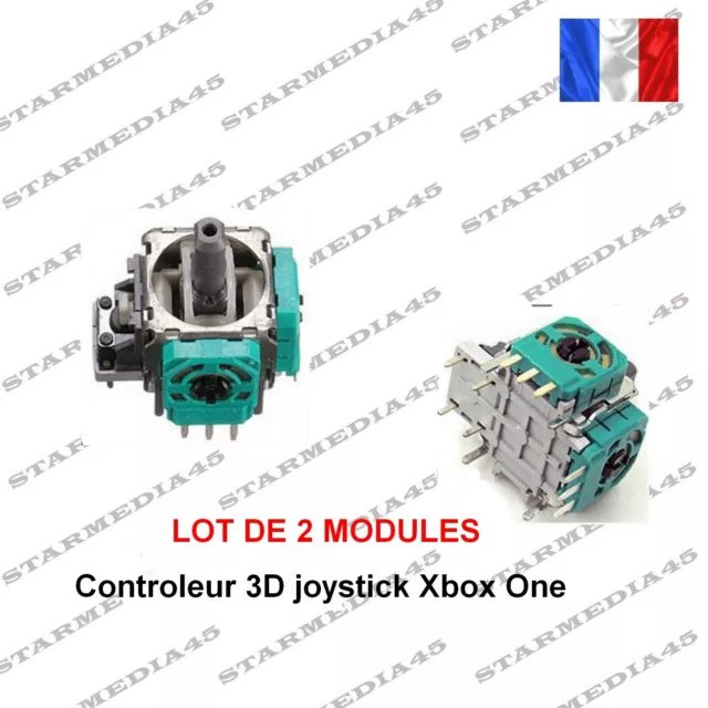 LOT DE 2 controleur manette 3D joystick module capteur analogique Xbox One /S/ X