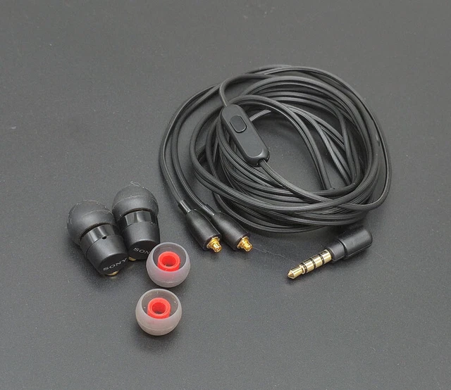 Original Modified Sony MH755 MH750 MMCX Modded Earbuds Earphones ZX310 Cable Mic