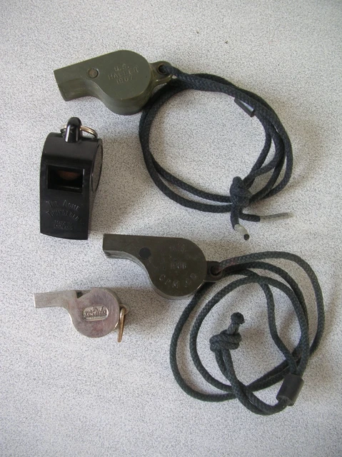 Lot De 4 Sifflets De Survie, Sifflets De Détresse D'urgence, Sifflets