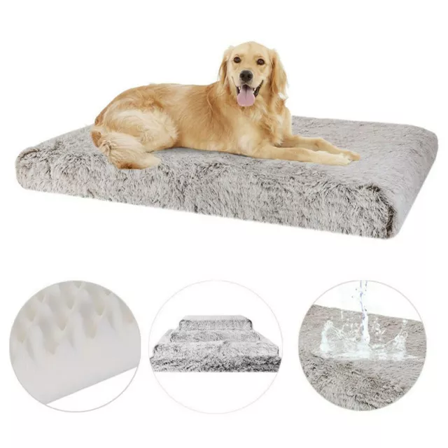Confort antidérapant mousse moelleuse lit pour chien coussin moelleux en peluche